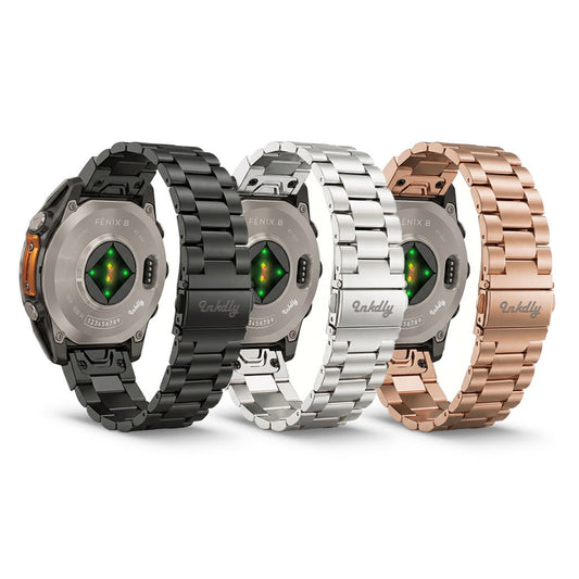 Boss Stainless Garmin Fenix 8 Watch Bands Replacement Quick Change