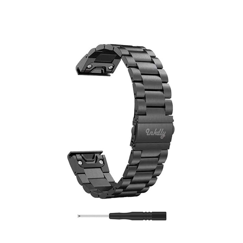 Boss Stainless Garmin Forerunner 955 Bands Replacement Quick Change (22mm) Black  