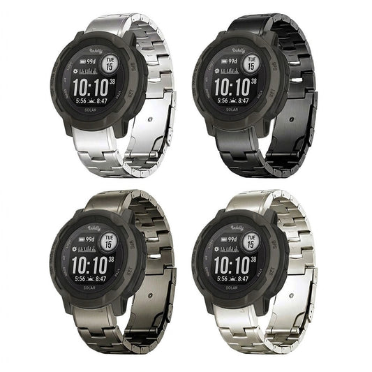 Evo Titanium Garmin Instinct 2 Bands Replacement Quick Change (22mm)
