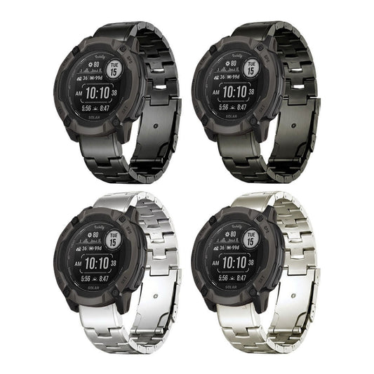 Evo Titanium Garmin Instinct 2X Solar Bands Replacement Quick Change (26mm)