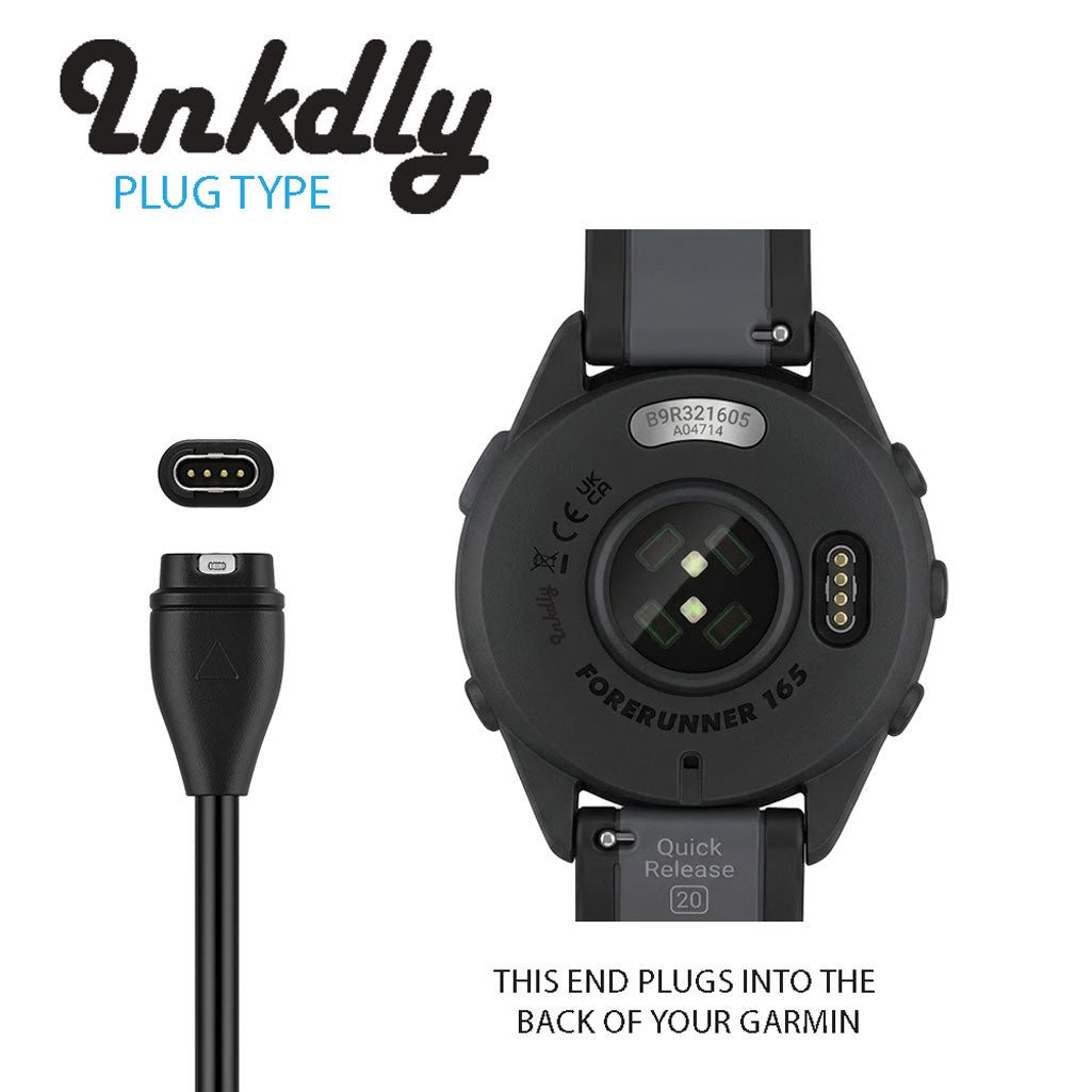 Garmin Forerunner 165 Charger & Data Cable Replacement