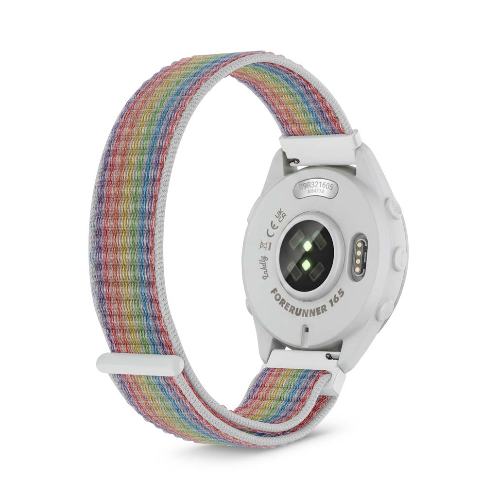 Sports Loop Garmin Forerunner 165 Bands Replacement (20mm) Rainbow Bar