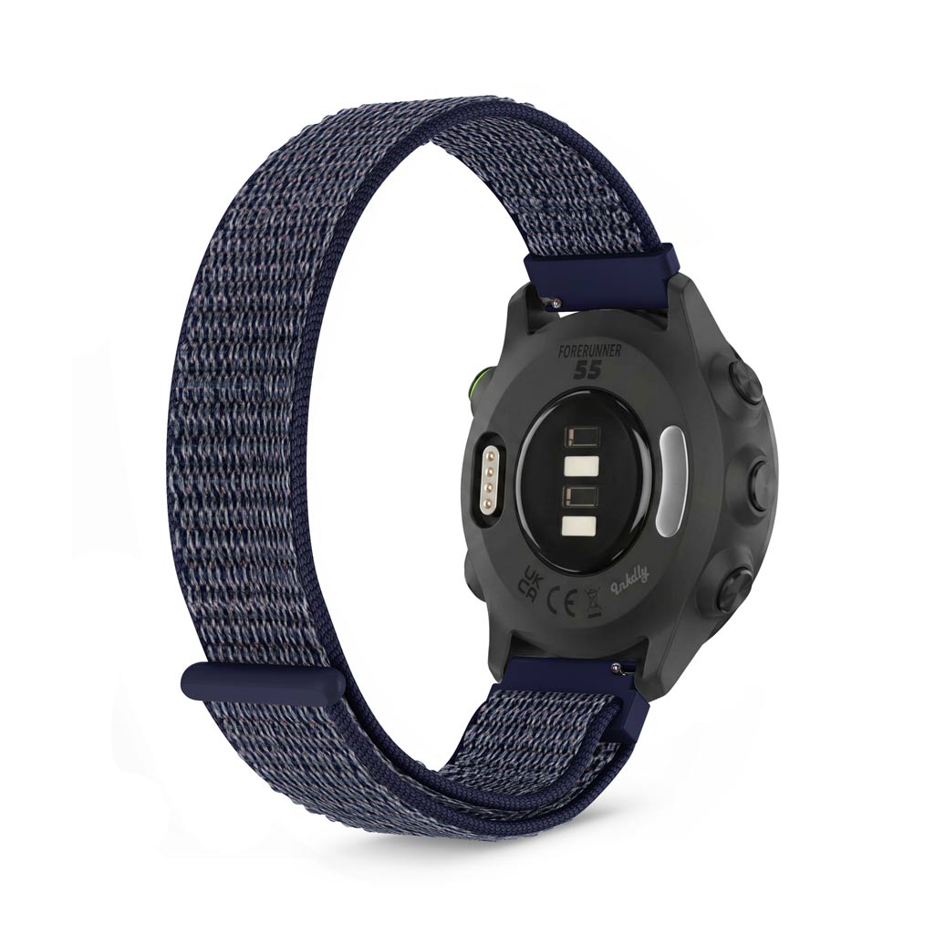Sports Loop Garmin Forerunner 55 & 245 Bands Replacement Midnight Blue