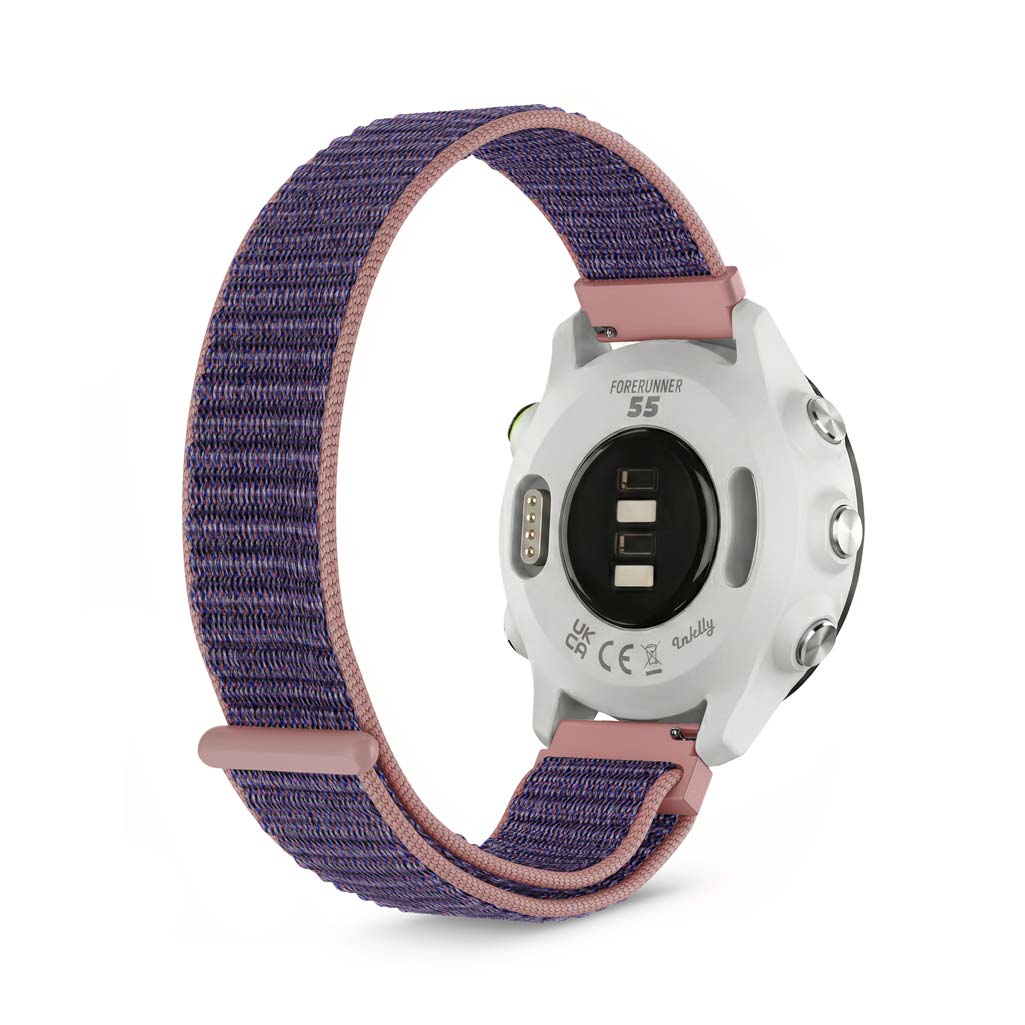 Sports Loop Garmin Forerunner 55 & 245 Bands Replacement Pink Sand