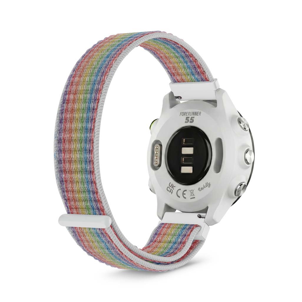 Sports Loop Garmin Forerunner 55 & 245 Bands Replacement Rainbow Bar