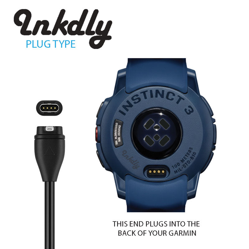 Garmin Instinct 3 Charger & Data Cable Replacement