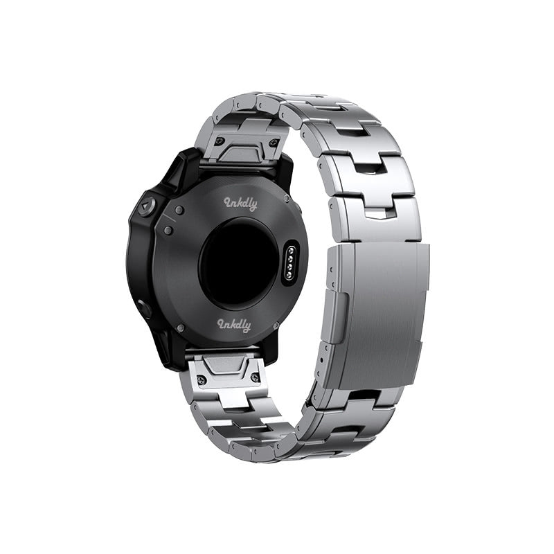 Premium Evo Titanium Garmin Band Straps Quick Change 22mm