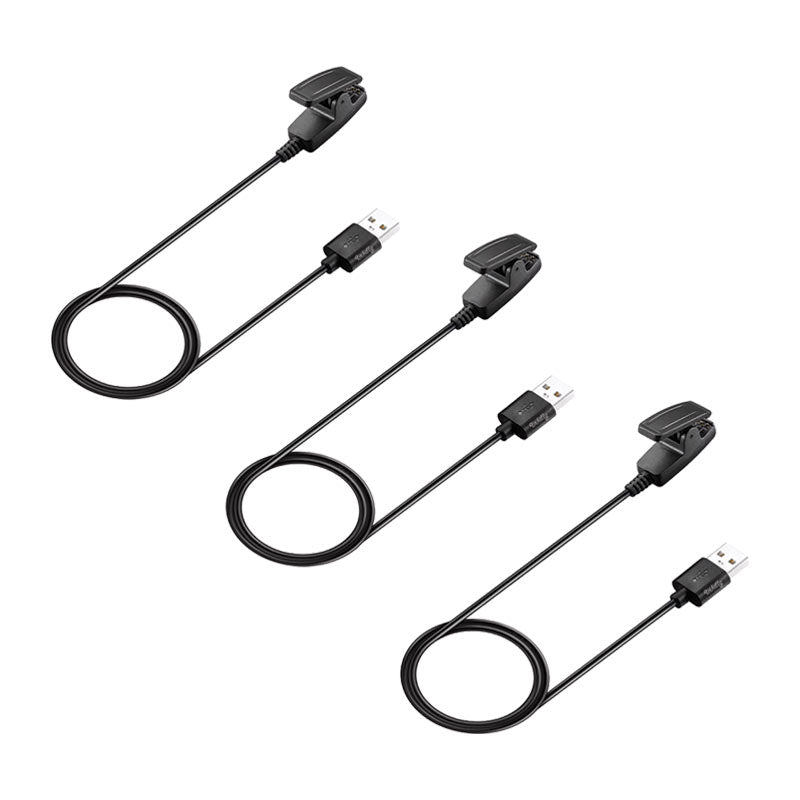 Garmin Clip Charger Cable Replacement USB-A 3-Pack