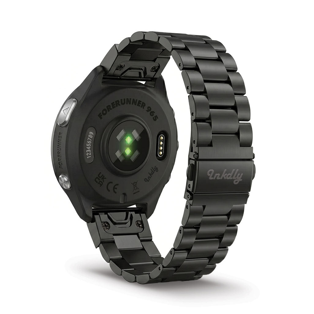 Boss Stainless Garmin Forerunner 965 Bands Quick Change (22mm) Black