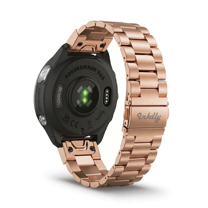 Boss Stainless Garmin Forerunner 965 Bands Quick Change (22mm) Rose Gold