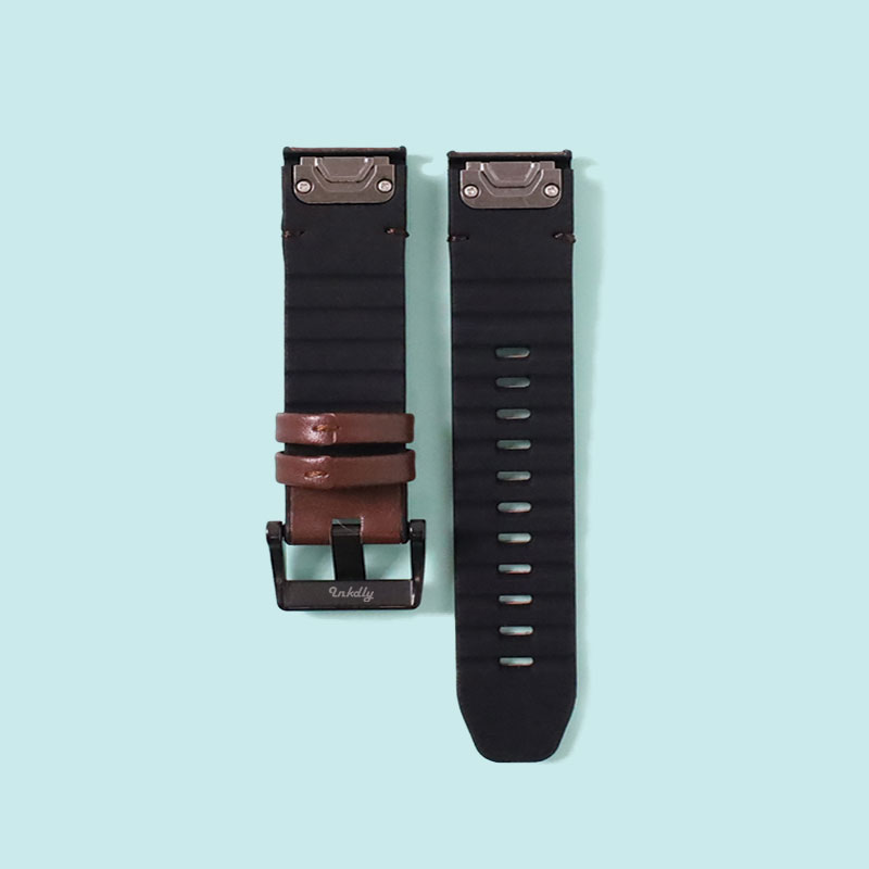 Leather Garmin Fenix 7X Bands Replacement Quick Change (26mm)