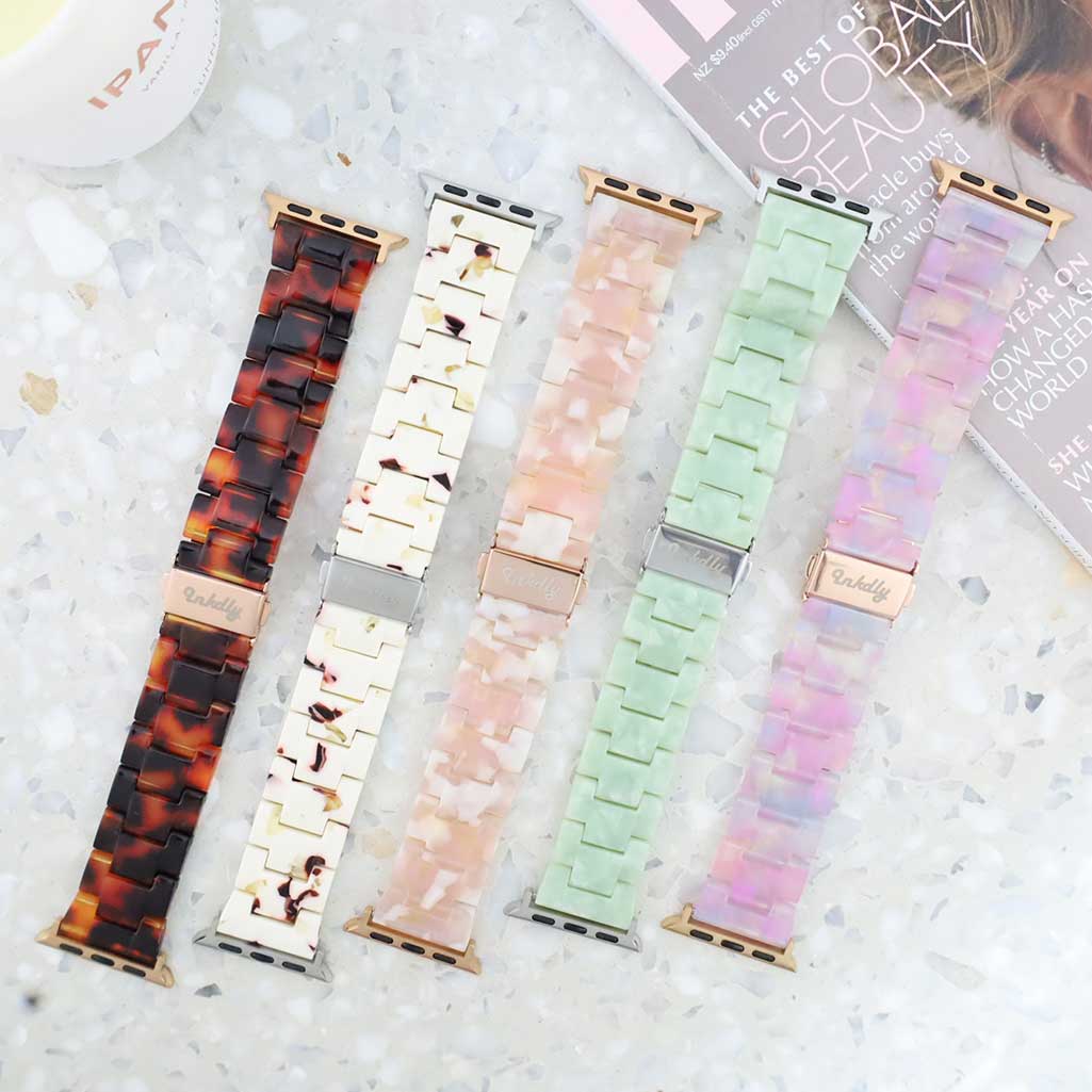 Luna Resin Apple Watch Bands Replacement Straps