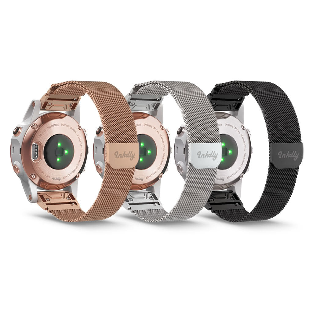 Milanese Garmin Fenix 5S Band Magnetic Lock with Quick Change (20mm)