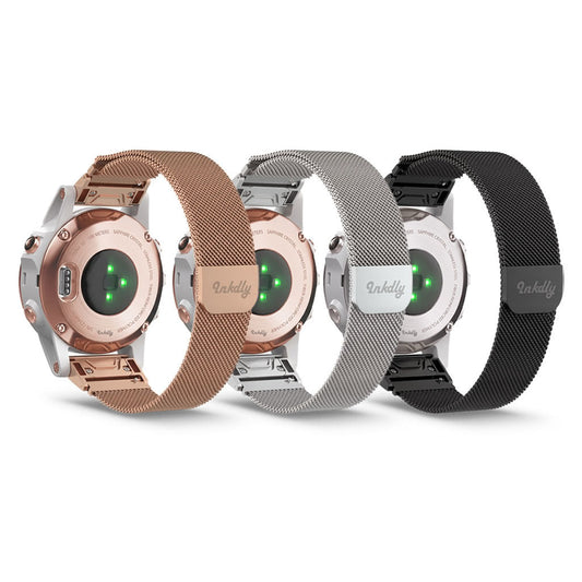 Milanese Garmin Fenix 5S Band Magnetic Lock with Quick Change (20mm)