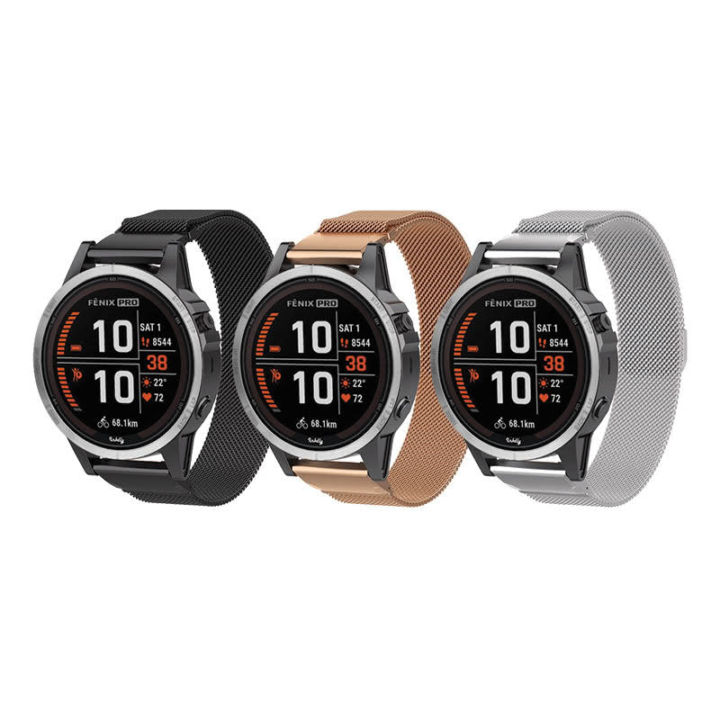 Milanese Garmin Fenix 7S Bands Magnetic Lock Quick Change (20mm)