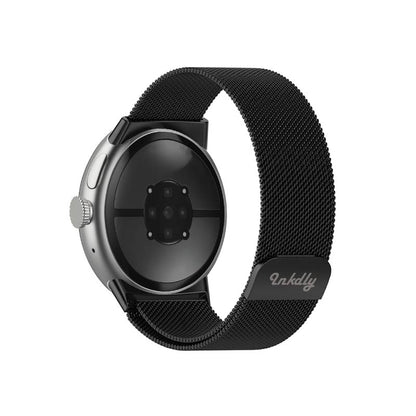 Milanese Google Pixel Watch 2 Band Replacement Magnetic Lock (41mm) Black Night