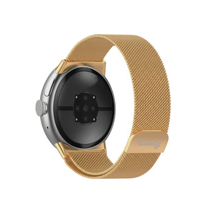 Milanese Google Pixel Watch 2 Band Replacement Magnetic Lock (41mm) Gold Honour
