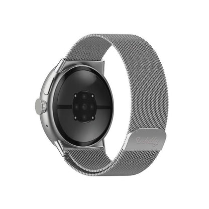 Milanese Google Pixel Watch 2 Band Replacement Magnetic Lock (41mm) Silver Steel