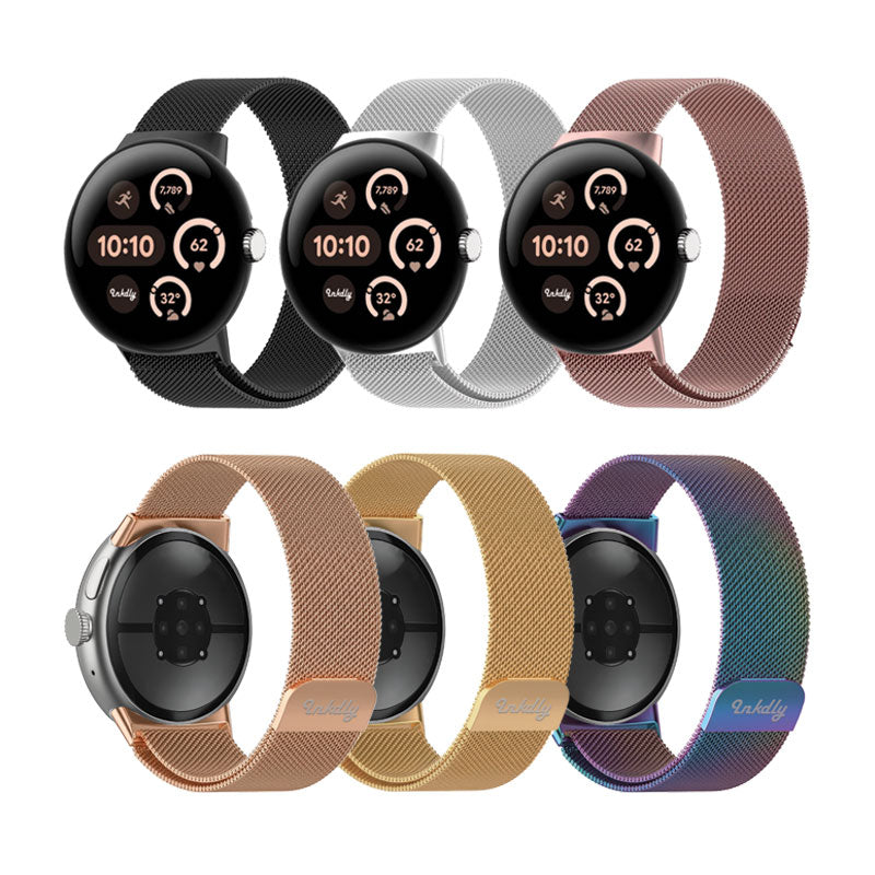 Milanese Google Pixel Watch 3 Band Replacement with Magnetic Lock