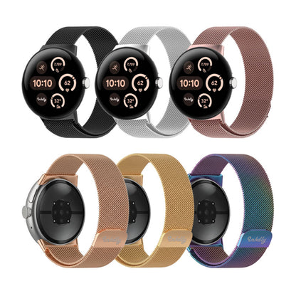 Milanese Google Pixel Watch 3 Band Replacement with Magnetic Lock