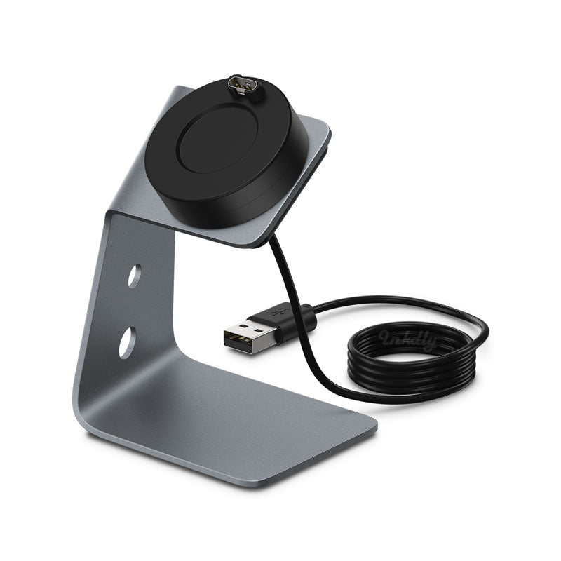 Refuel Garmin Instinct Watch Charger Stand USB-A Space Grey