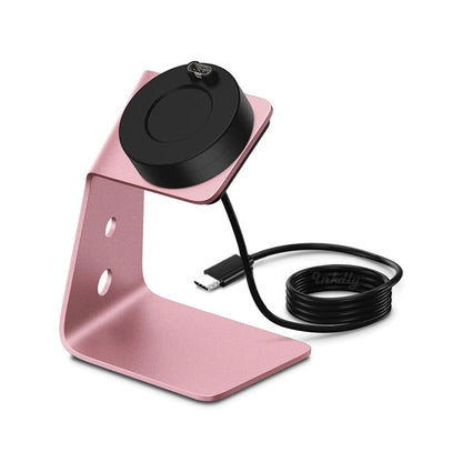 Refuel Garmin Fenix 7S Watch Charger Stand USB-C Special Edition Rose Pink