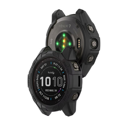 Rugged Garmin Fenix 7 Protective Cover Case Black