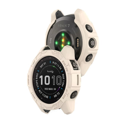 Rugged Garmin Fenix 7 Protective Cover Case Starlight