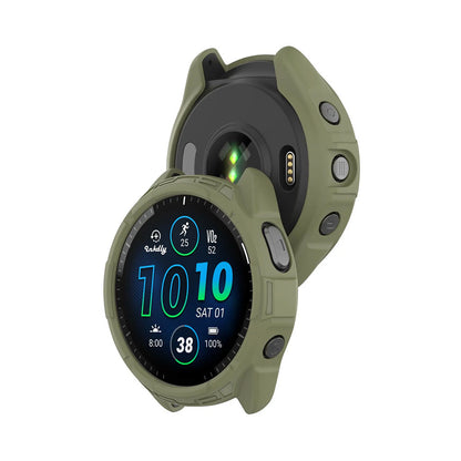 Rugged Garmin Forerunner 965 Protective Cover Case Pine Needle Green