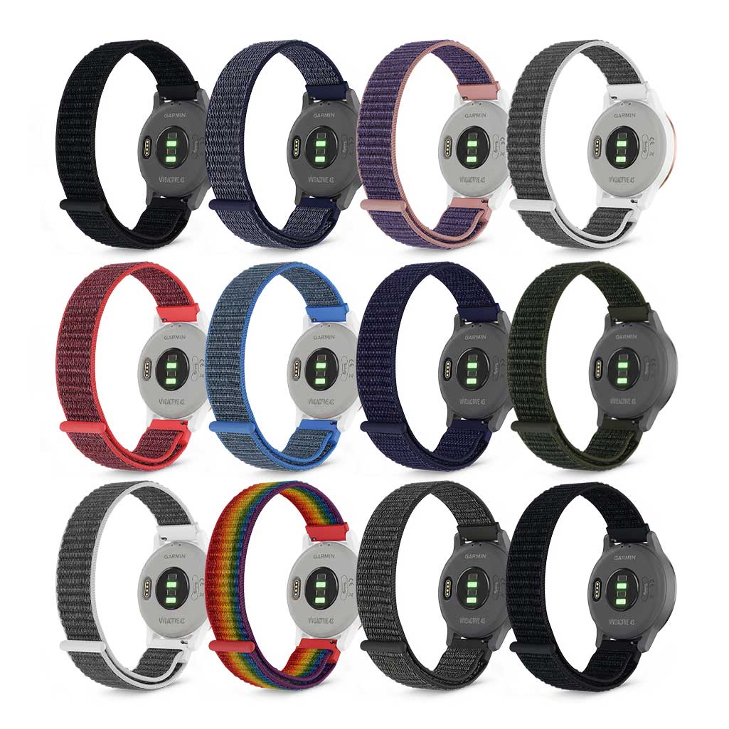 Sports Loop Garmin Vivoactive 4S Bands Replacement Straps (18mm)