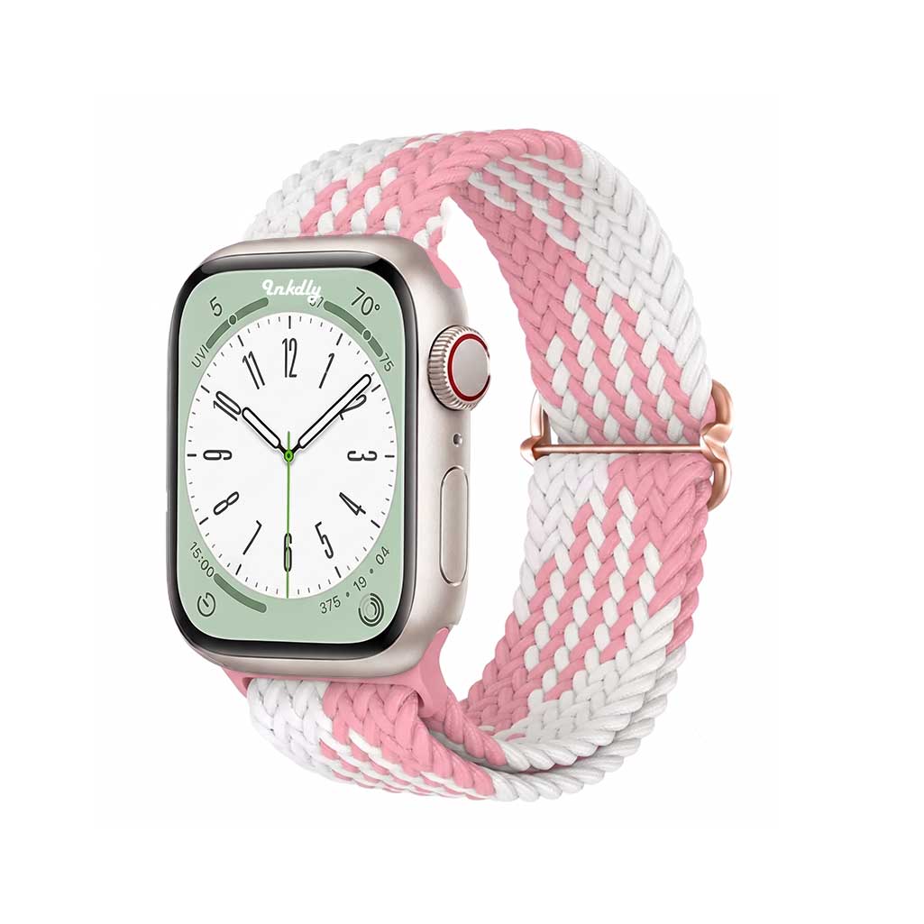 Willow Braided Loop Apple Watch Bands Replacement Straps 38MM/40MM/41MM Blush Powder