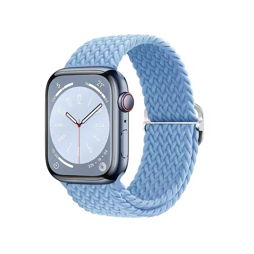 Willow Braided Loop Apple Watch Bands Replacement Straps 38MM/40MM/41MM Light Blue