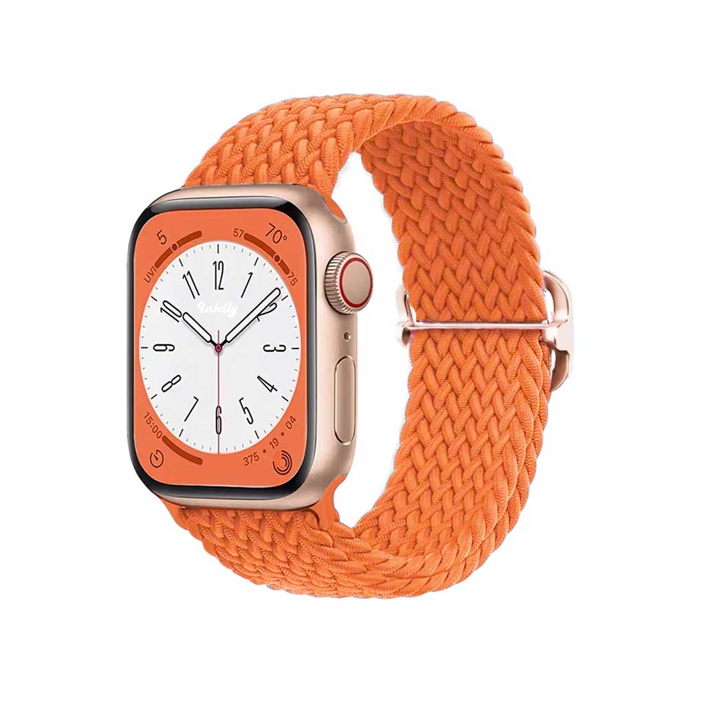 Willow Braided Loop Apple Watch Bands Replacement Straps 38MM/40MM/41MM Orange