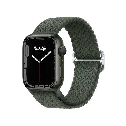 Willow Braided Loop Apple Watch Bands Replacement Straps 38MM/40MM/41MM Pine Needle Green