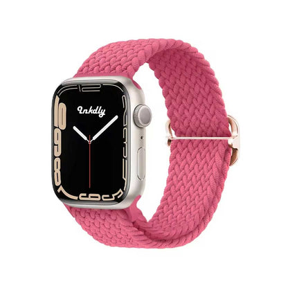 Willow Braided Loop Apple Watch Bands Replacement Straps 38MM/40MM/41MM Rose Red