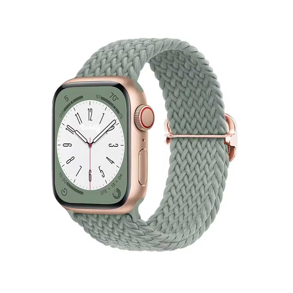 Willow Braided Loop Apple Watch Bands Replacement Straps 38MM/40MM/41MM Sage Green