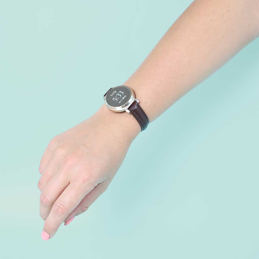 Abbie Leather Garmin Lily 2 Active Bands Replacement Strap (14mm)