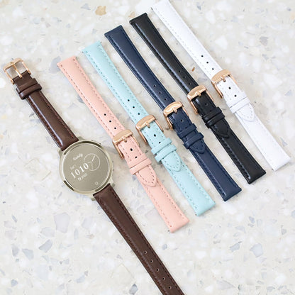 Abbie Leather Garmin Lily 2 Active Bands Replacement Strap (14mm)