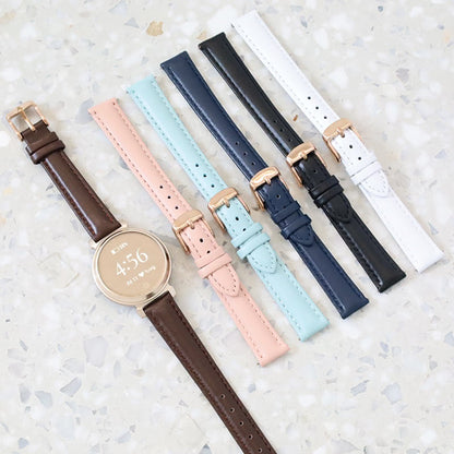 Abbie Leather Garmin Lily 2 Bands Replacement Strap (14mm)