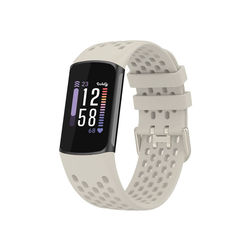 AirVent Sports Fitbit Charge 6 Bands Replacement Moon White  