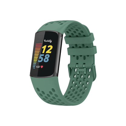 AirVent Fitbit Charge 5 Bands Replacement Sports Strap Pine Needle Green