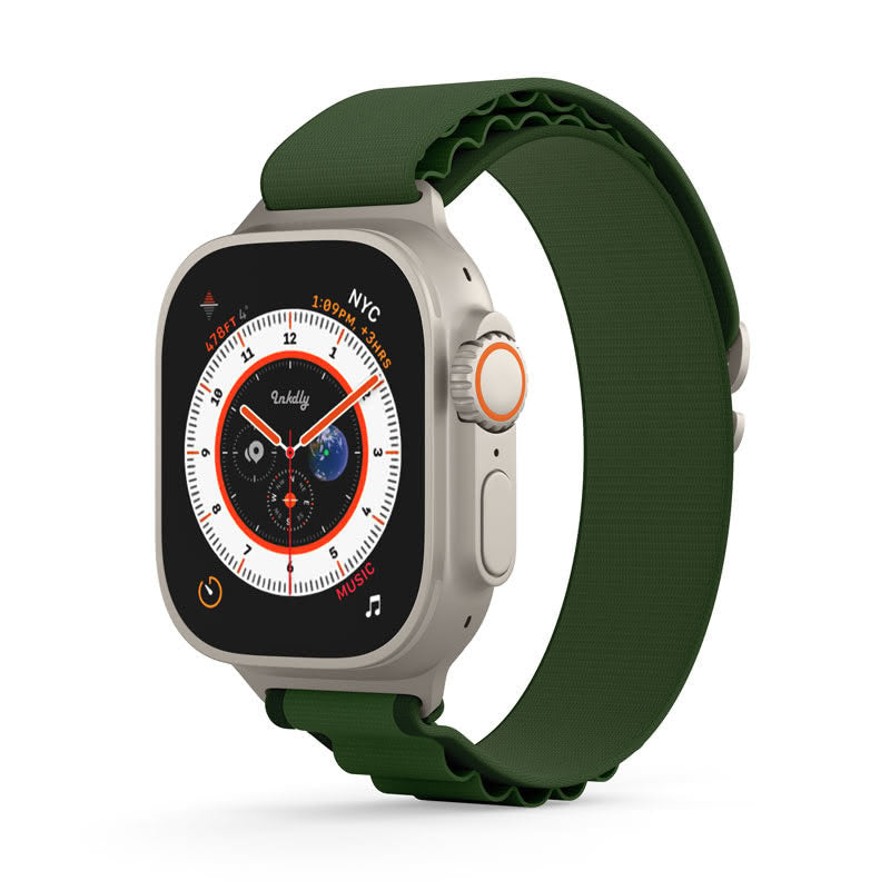 Apple Watch Alpine Loop Bands Replacement Strap 42MM/44MM/45MM/49MM Green 