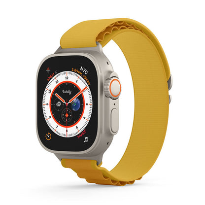 Apple Watch Alpine Loop Bands Replacement Strap 42MM/44MM/45MM/49MM Yellow 