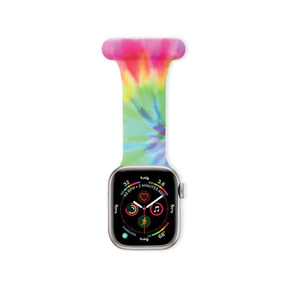 Apple Watch Nurse Fob Clip 38MM/40MM/41MM Hippy Print