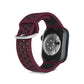 Airvent Apple Watch Band Replacement Straps with Buckle 38mm/40mm/41mm Wine Red + Black Vents 
