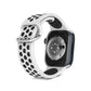 Airvent Apple Watch Band Replacement Straps with Buckle 38mm/40mm/41mm White + Black Vents 