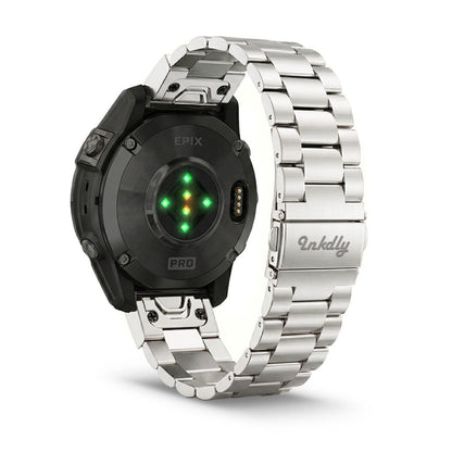 Boss Stainless Garmin Epix Gen 2 Bands Replacement Quick Change 20mm For 42mm Watch Silver