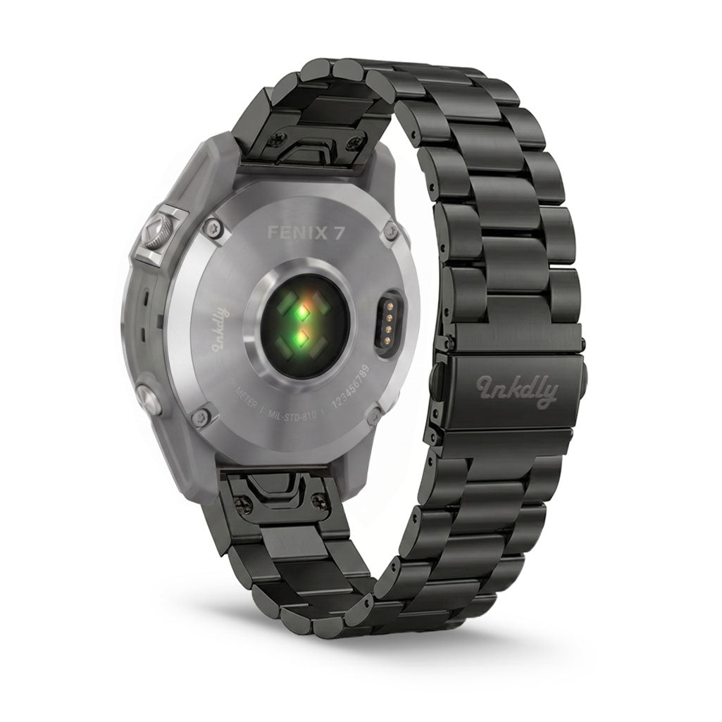 Boss Stainless Garmin Fenix 7 Bands Replacement Quick Change (22mm) Black