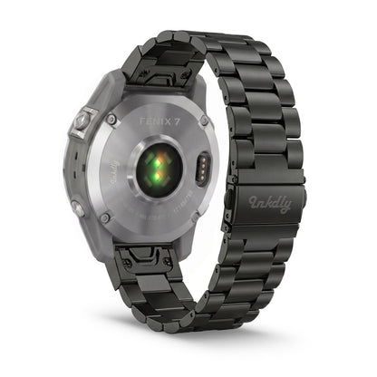 Boss Stainless Garmin Fenix 7 Bands Replacement Quick Change (22mm) Black