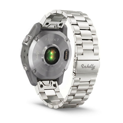 Boss Stainless Garmin Fenix 7 Bands Replacement Quick Change (22mm) Silver